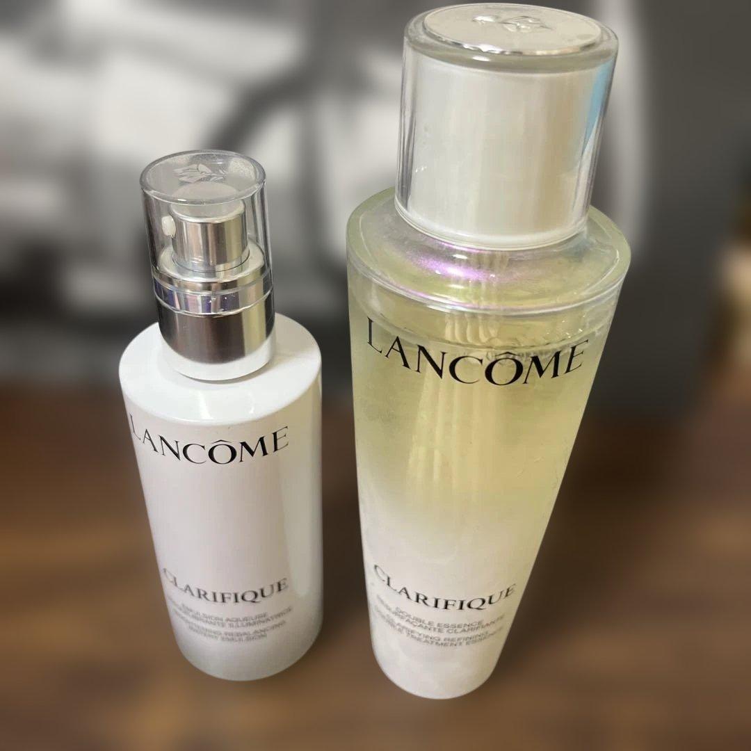 LANCOME CLARIFIQUE ダブルエッセンス 乳液セット 試してみた】クラリフィック デュアル エッセンス ローション EX