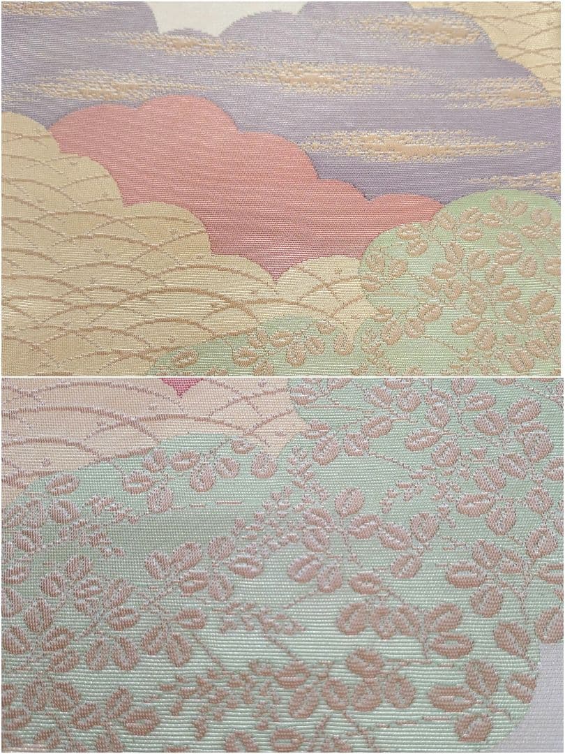 634 半額セール 正絹 鈴乃屋誂え 未使用品 付下げ訪問着 4点フル