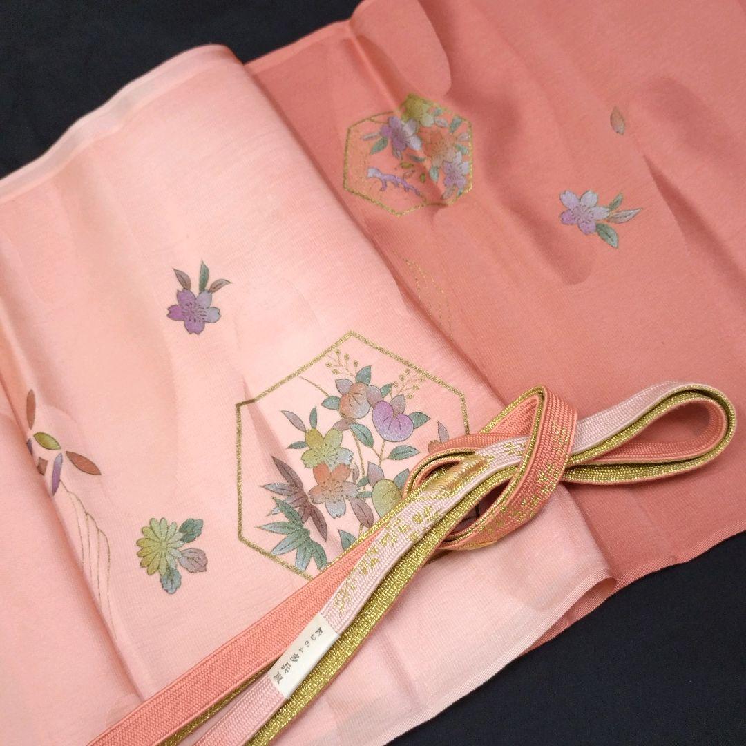 634 半額セール 正絹 鈴乃屋誂え 未使用品 付下げ訪問着 4点フル