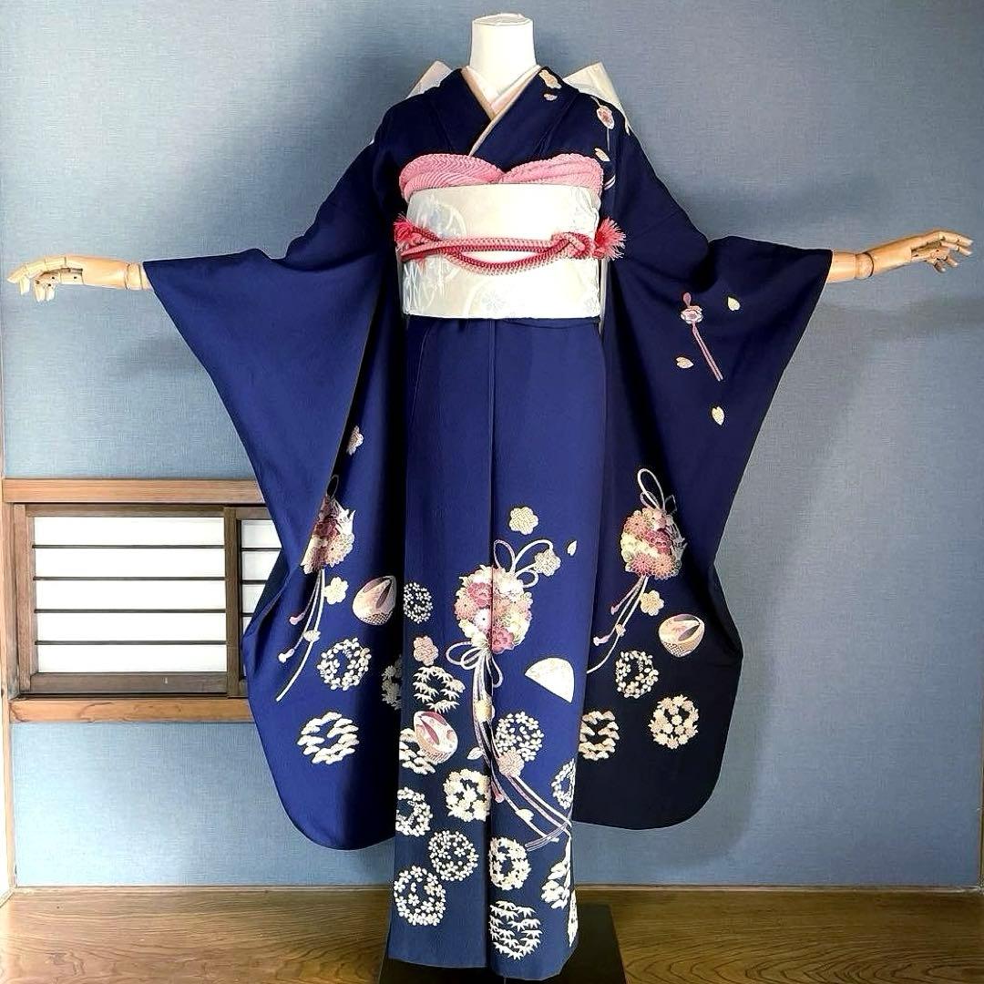 まるページ　手描き友禅　成人式振袖　振袖　裄丈69 まる様専用ページ 手描き友禅 成人式振袖 振袖 裄丈69 - メルカリ