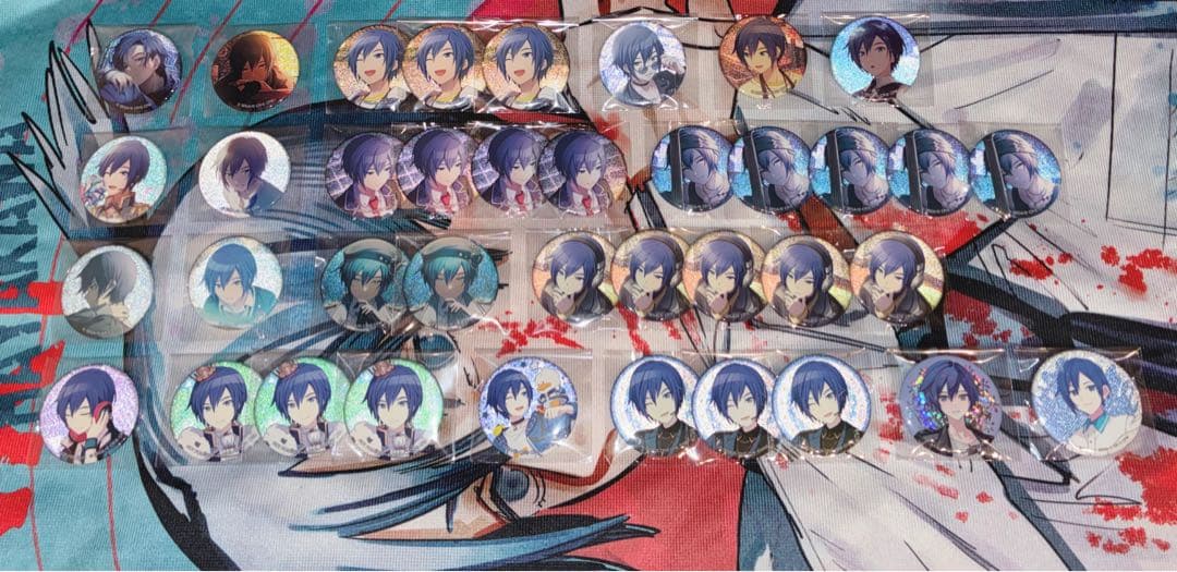 プロセカ プロジェクトセカイ KAITO グリ缶 グリッター缶バッジ まとめ