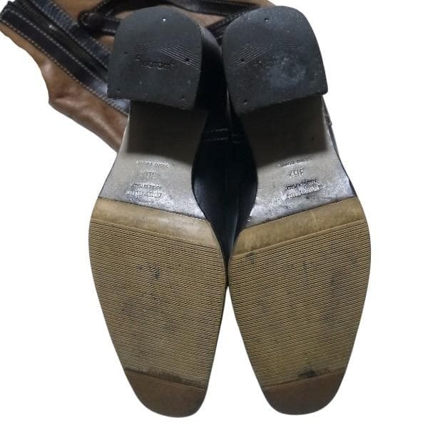 miumiu　ミュウミュウ 　ムートン　レザー　ロングブーツ　靴　23.5cm