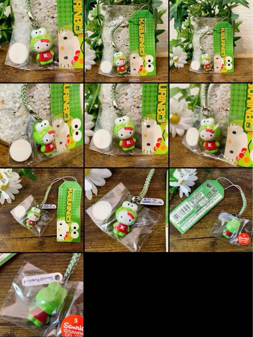 激レア】ご当地キティ 根付 ファスナーマスコット ストラップ 8個