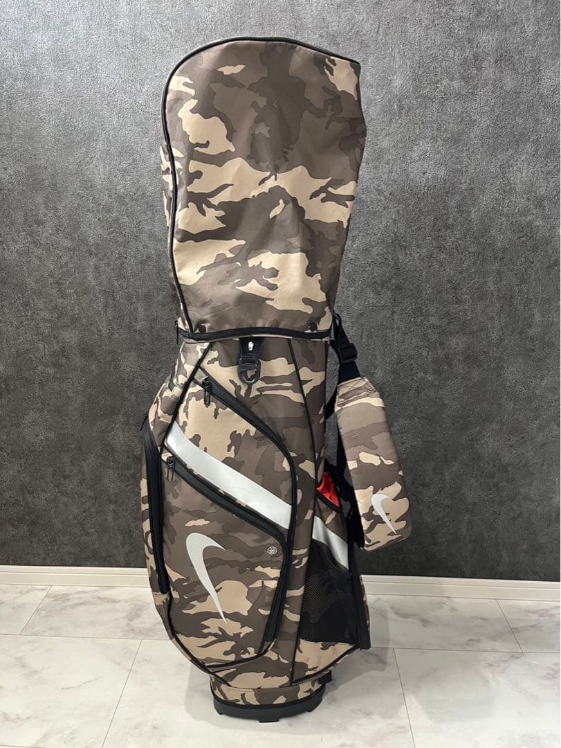 NIKE ナイキ キャディバッグ 迷彩 カモフラ 14分割 レア品【美品