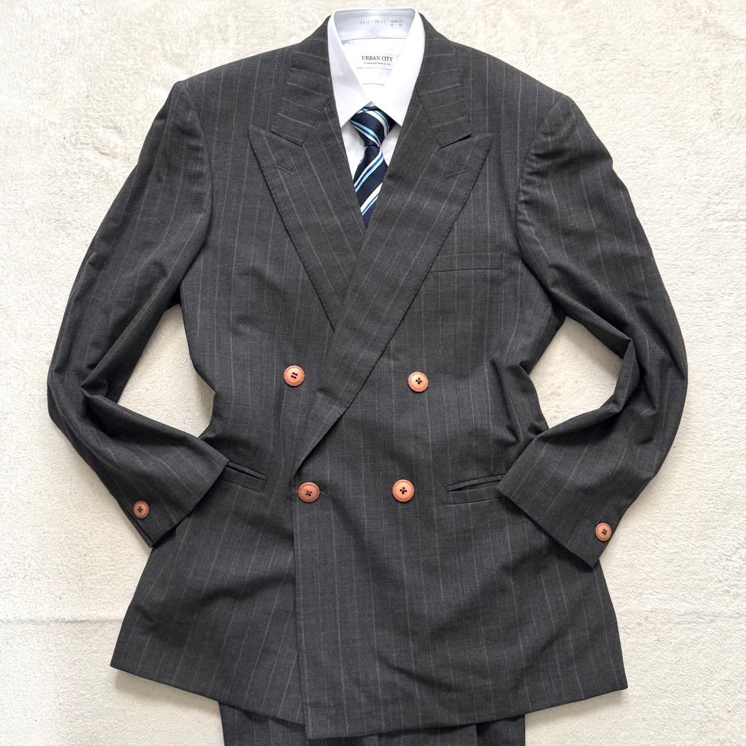 極美品 ジャンニヴェルサーチ スーツ セットアップ ダブル メデューサ