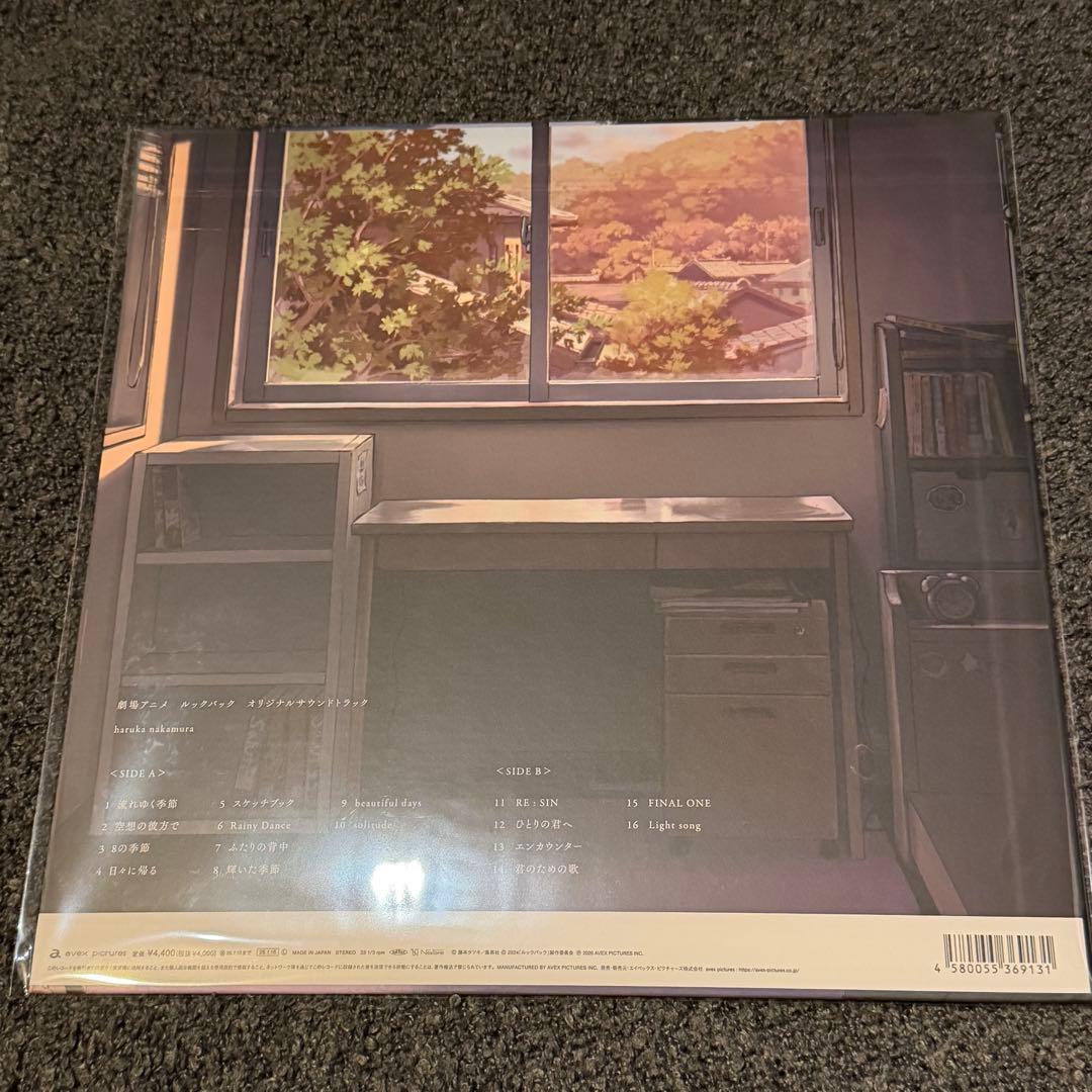 特典付 アナログレコード盤 ルックバック オリジナルサウンドトラック