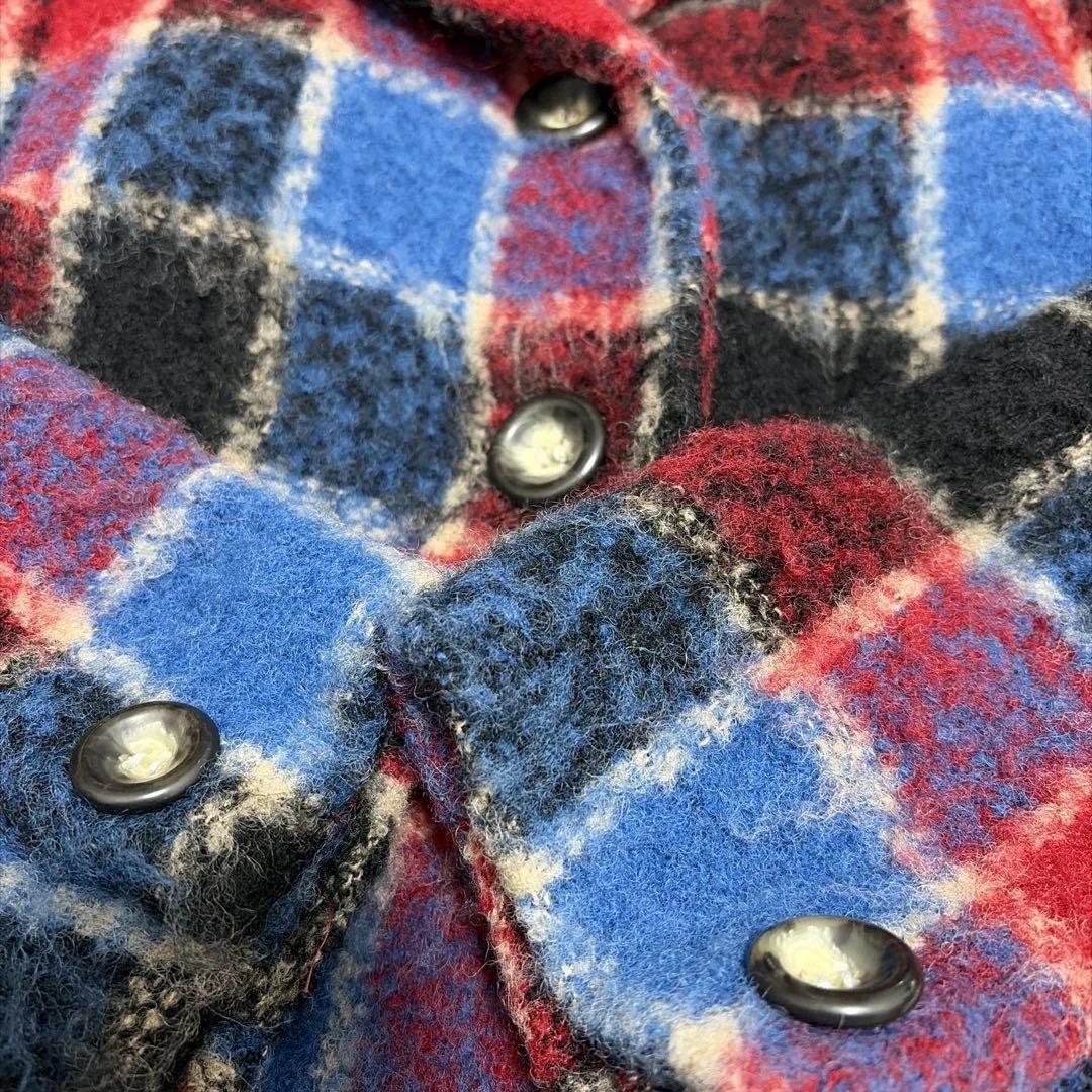 貴重！HYSTERIC GLAMOUR Aライン チェック ウールコート 日本製