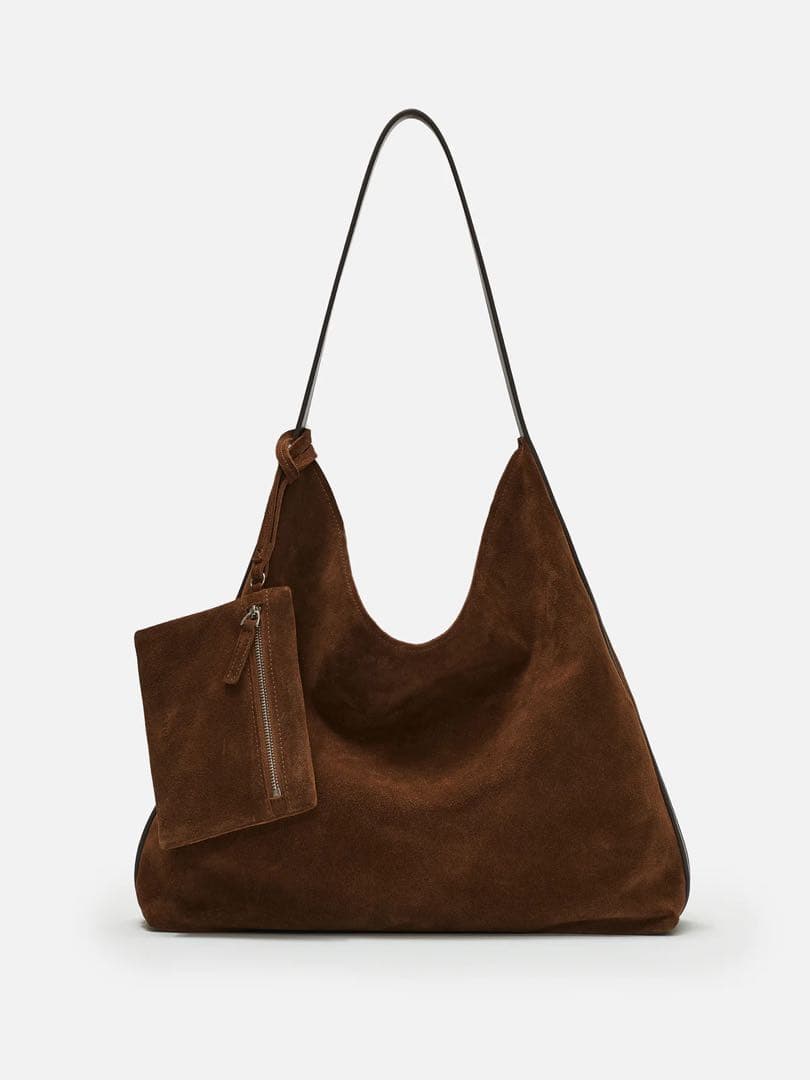 バッグ PULPY HOBO BAG SUEDE ROH seoul ROH SEOUL JAPAN WINTER25 -NEW IN- Pulpy hobo bag Suede Umber