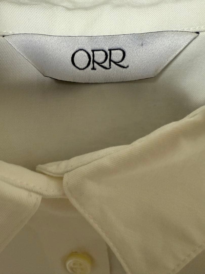 ま*る様 【人気品】ORR オル ラグランコットンショートシャツ ホワイト