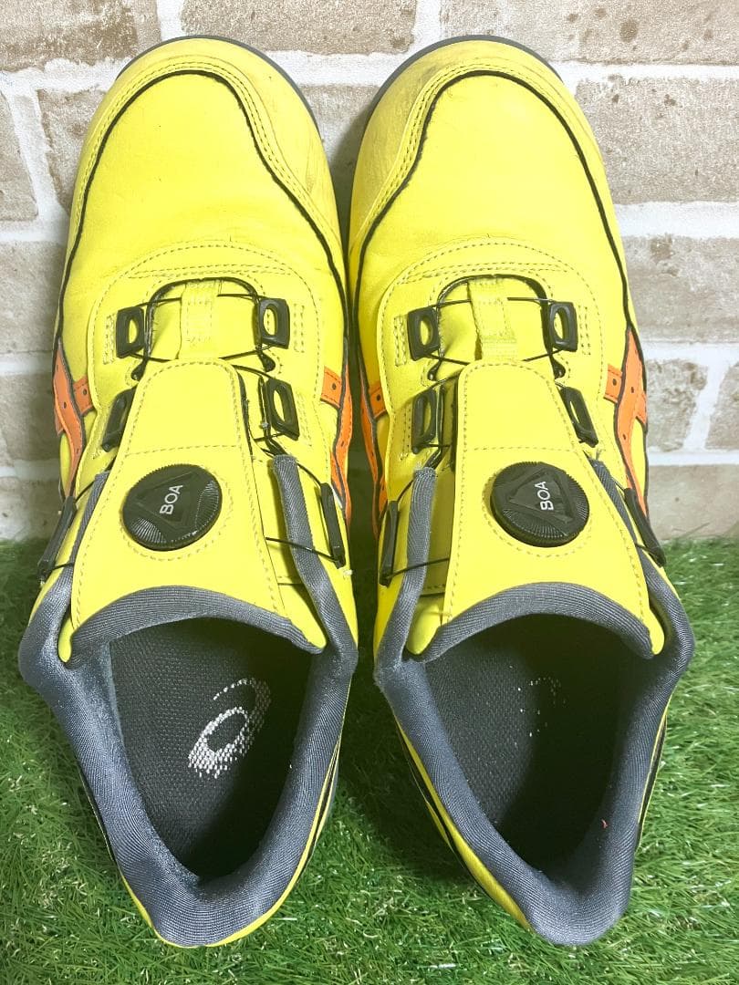 【早い者勝ち】良品 アシックス 1273A029 安全靴 29.0cm イエロー