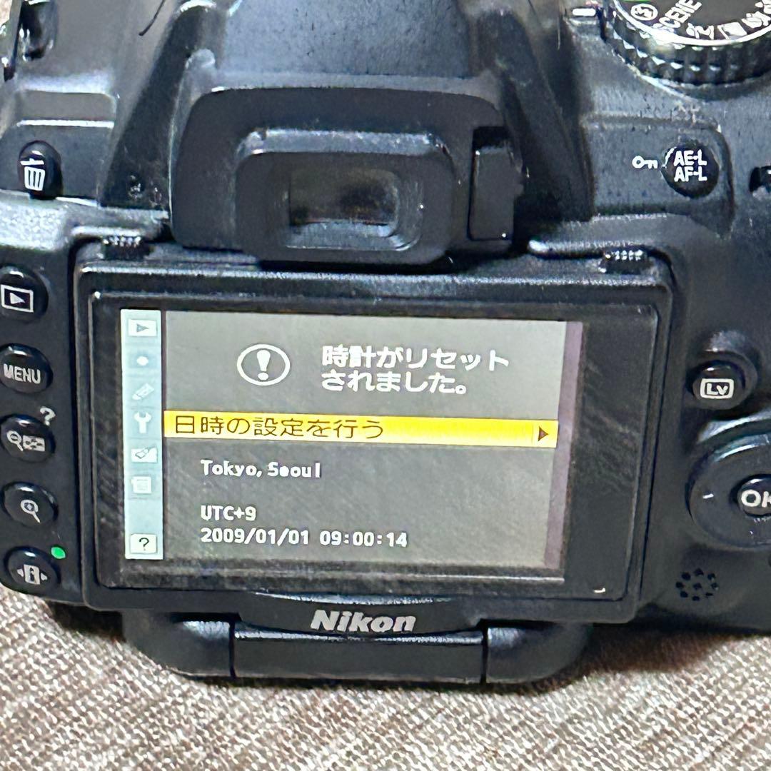 稼働品 ニコン D5000 レンズキット シャッター回数7863 付属品完備