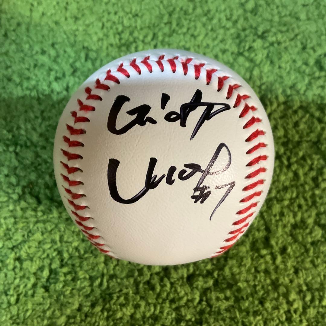 読売ジャイアンツ 巨人 長野久義 直筆サインボール - メルカリ