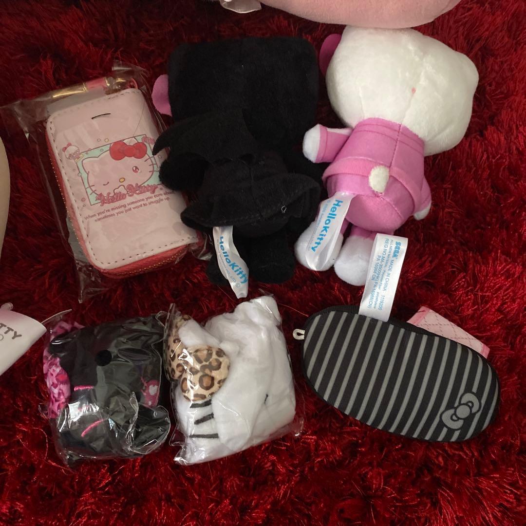 サンリオ キティ ギャル ヒョウ柄 キーケース ぬいぐるみ バッグ 保冷