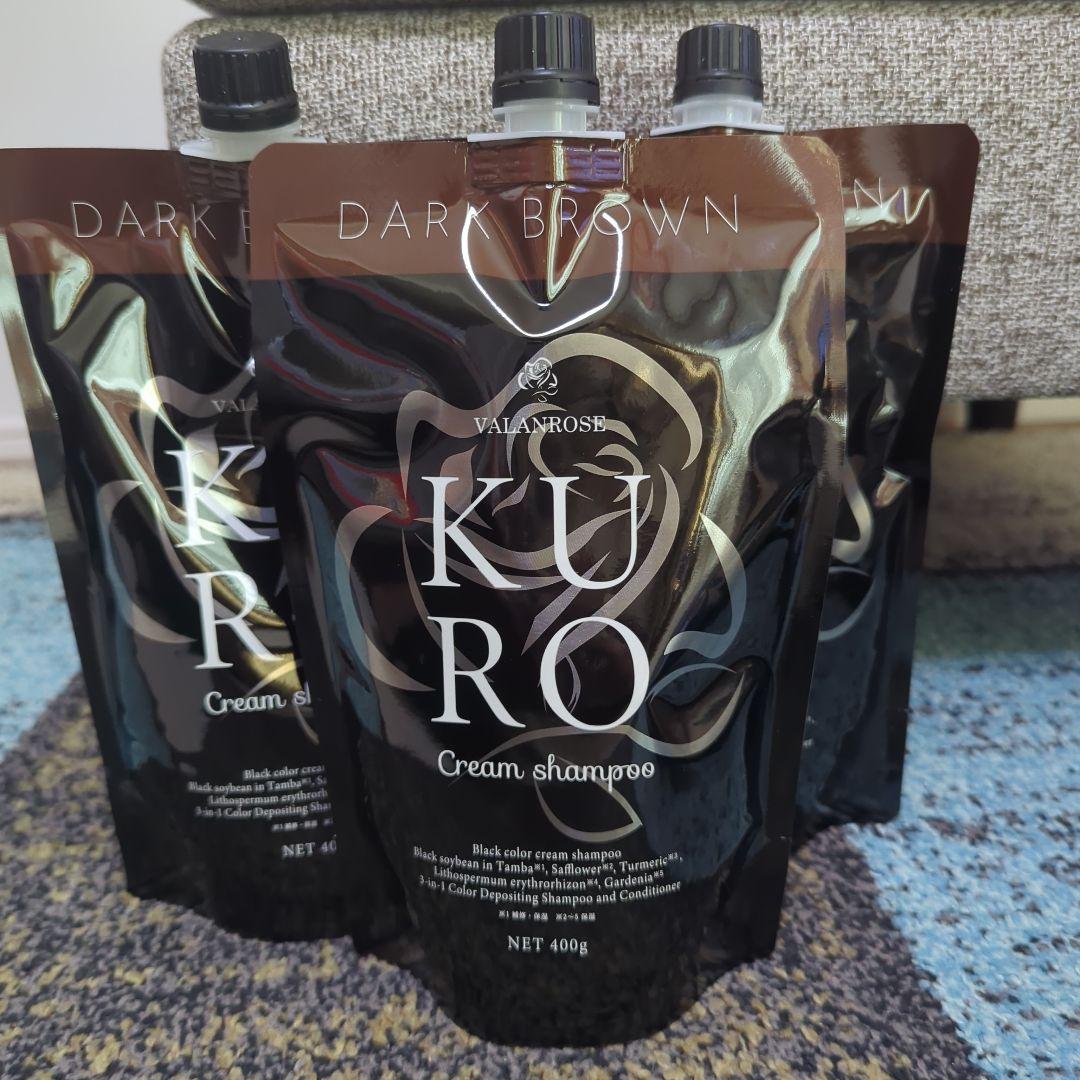 VRクロクリームシャンプー ダークブラウン 400g VR クロクリームシャンプー ダークブラウン KURO - メルカリ