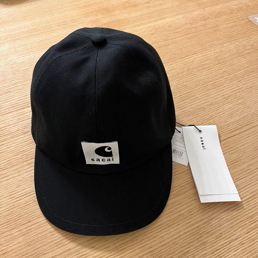 sacai Carhartt WIP Cap BLACK サカイ カーハート - メルカリ