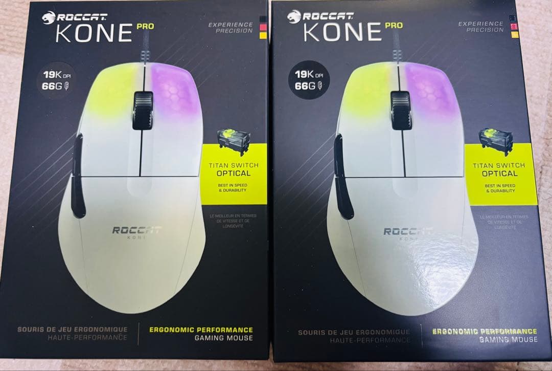 ROCCAT KONE PRO ゲーミングマウス　2個セット ROCCAT「Kone」シリーズ最新作、3Dライティングが美しい