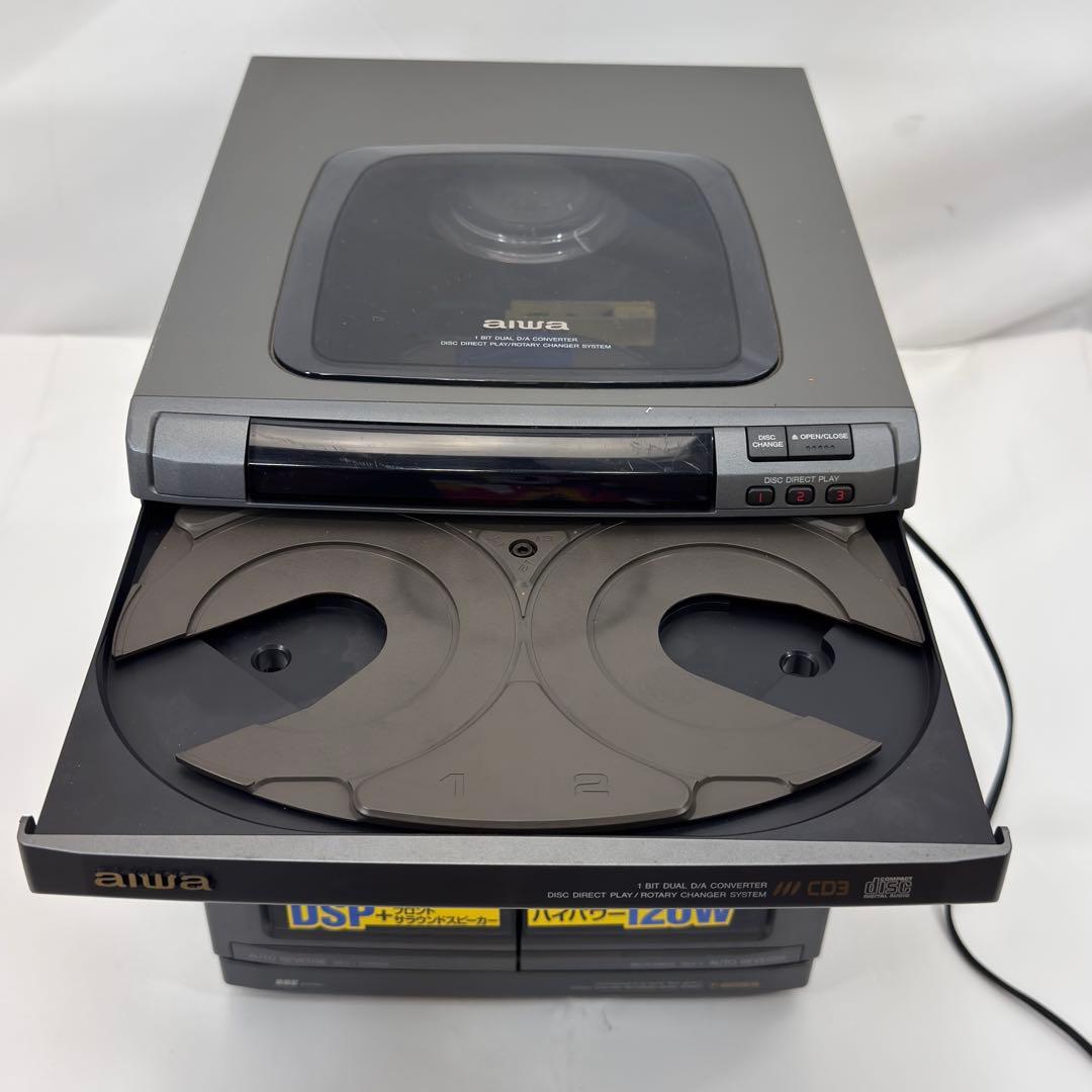 aiwa アイワ コンパクトディスクステレオシステム XG-S50 ジャンク品
