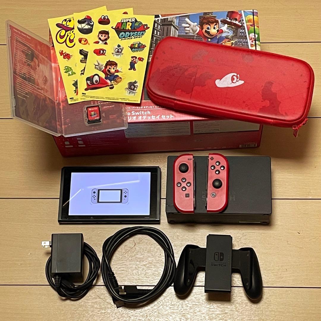 Nintendo Switch 本体 マリオオデッセイセット マリオカートライブ