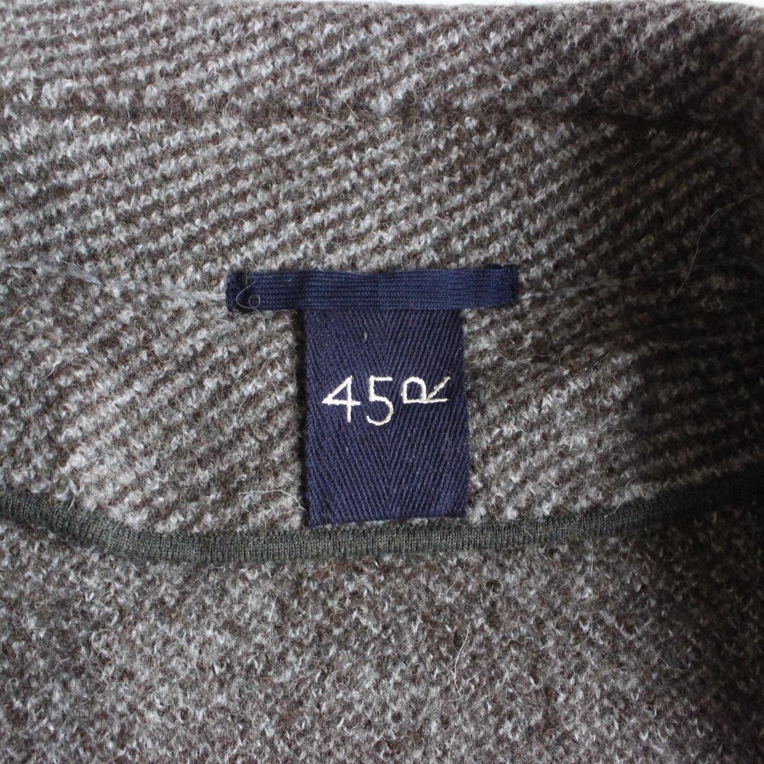 新品タグ付き】45R ツイルKNIT PEA JACKET Fサイズ グレー - メルカリ