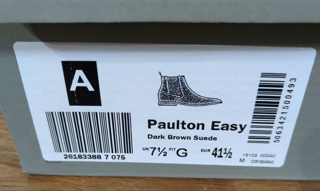 ◆新品◆【Clarks】サイドゴアブーツ Dark Brown 25.5cm