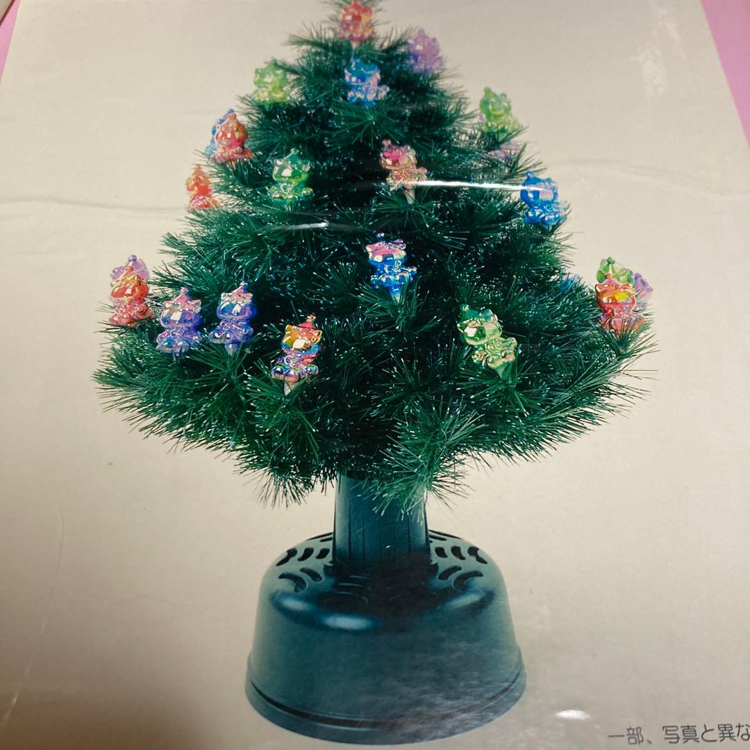 ハローキティ K/T ファイバーツリー 80 Dカット 光るクリスマスツリー