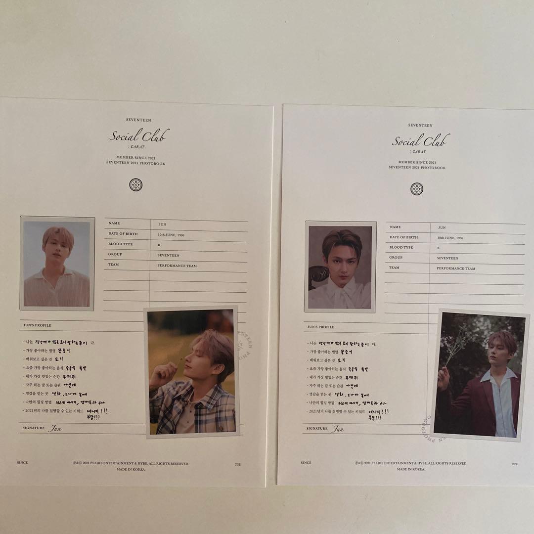 SEVENTEEN SOCIAL CLUB ジュン - メルカリ