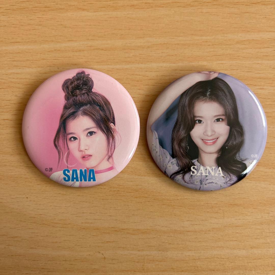 TWICEサナ 缶バッジ - メルカリ