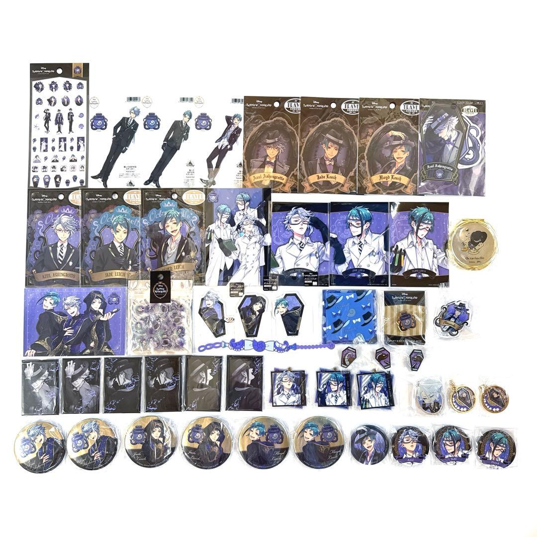 ツイステ アズール ジェイド フロイド缶バッジ くじ　特典 ポスカ アクキー ツイステ 缶バッジ オクタ アズール ジェイド フロイド - メルカリ