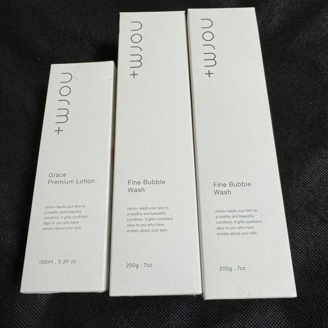ノームプラス 洗顔2本・化粧水セット ノームプラス 洗顔2本・化粧水セット ノームプラス 洗顔2本・化粧水