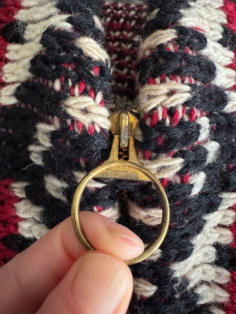 希少70〜80s USA製 PENDLETON カウチンTALON リングジップ - メルカリ