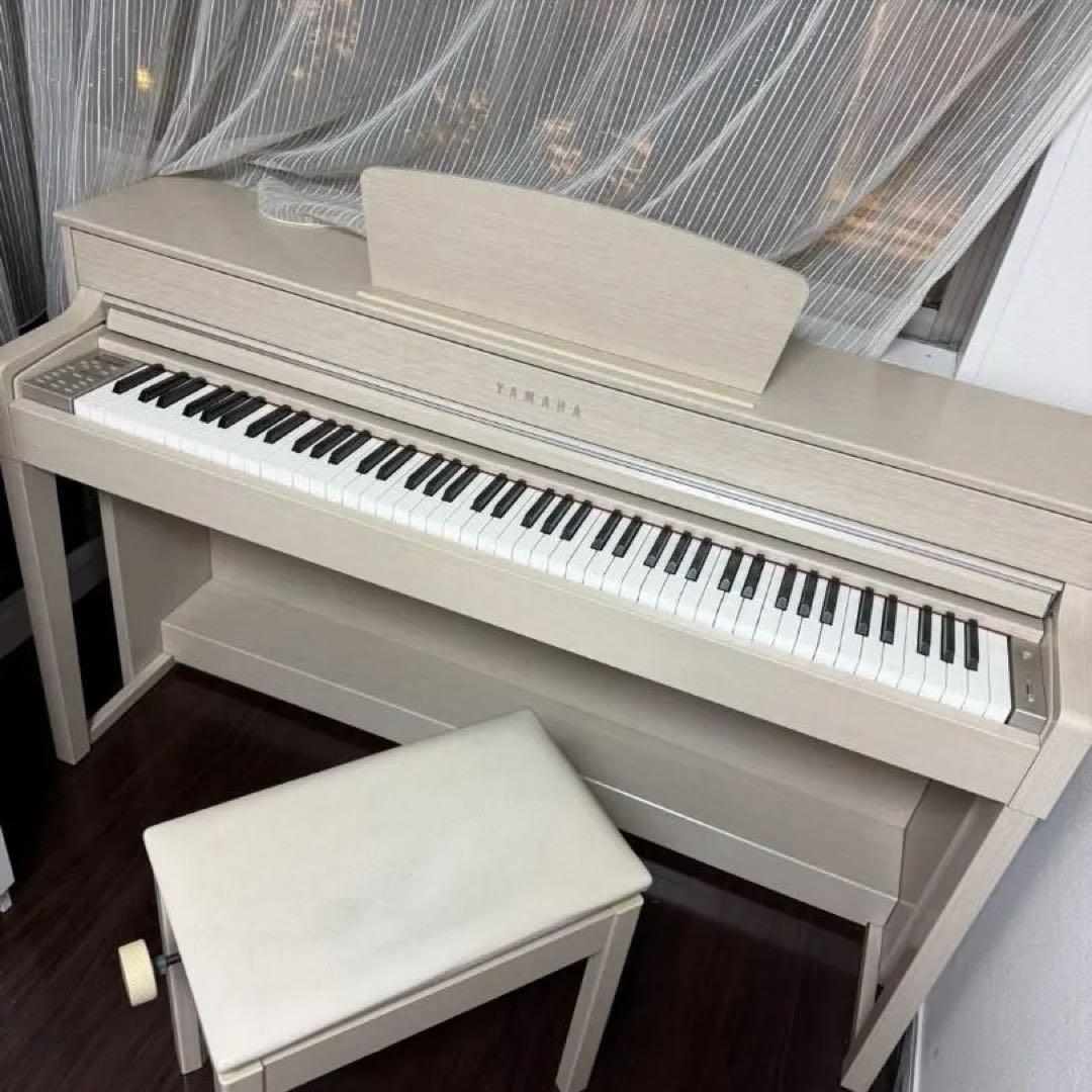 格安出品【美品】YAMAHA クラビノーバ CLP-535WA ホワイト ヤマハ CLP-535WA ホワイトアッシュ調 2016年製 YAMAHA Clavinova