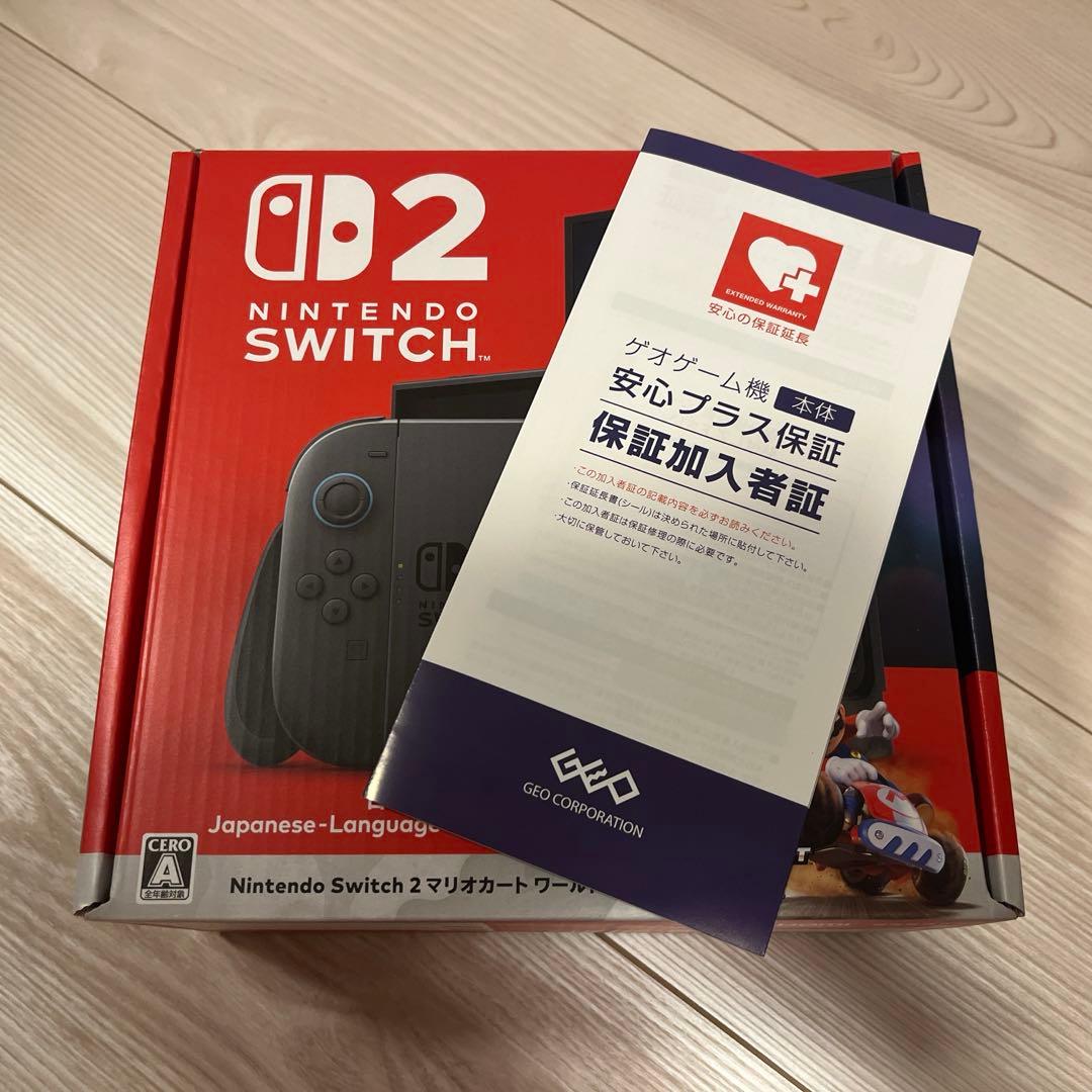 Nintendo Switch 2 本体　保証3年付き　マリオカート 楽天市場】【即納(営業日内の発送)】Nintendo 任天堂switch2 マリオ