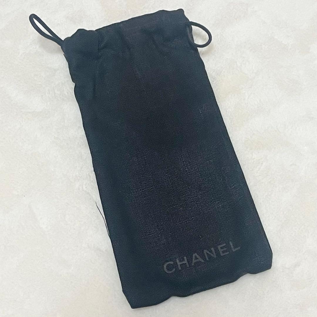 極美品 CHANEL ブラック×ホワイト リボンモチーフ 5171-A 希少 レディース
