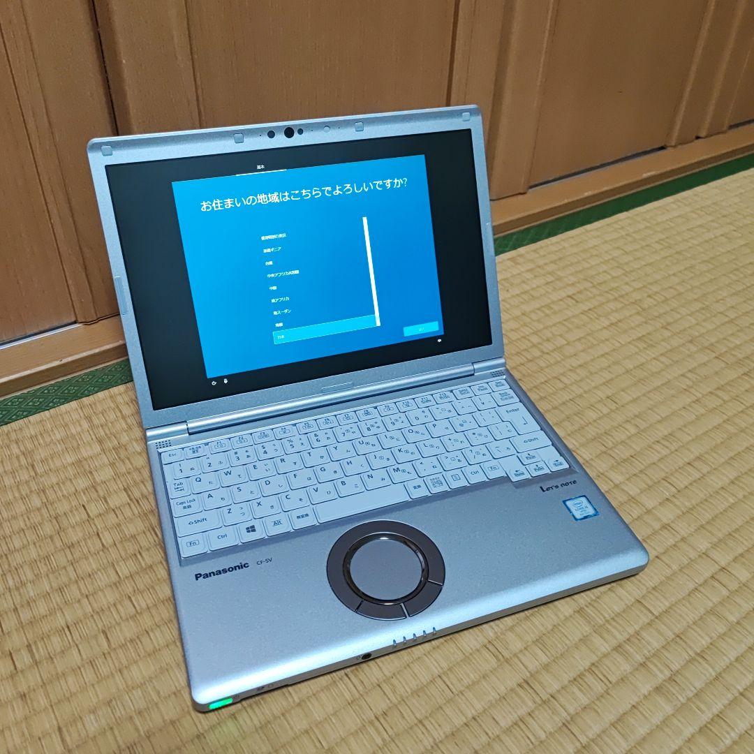 Panasonic Let's note CF-SV7 LTE SIMフリー 1年保証】Let's note CF-SV7 (Core i5 8350U / メモリ8GB / SSD240GB