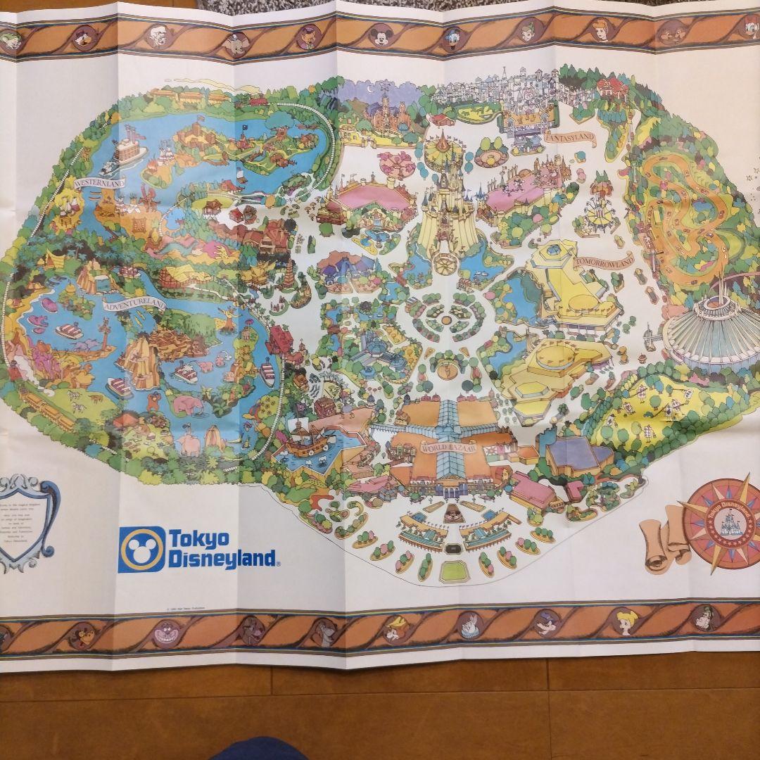 東京ディズニーランドガイドマップ開園当時1983年 - メルカリ