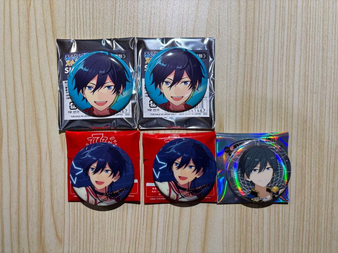 あんスタ 氷鷹北斗 缶バッジ ぱしゃっつ リングライト まとめ売り