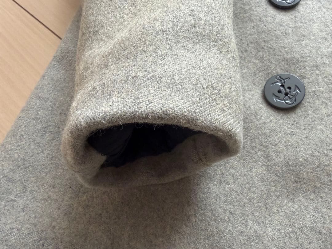 90s Schott U.S.740N ピーコート サイズ38 ライトグレー