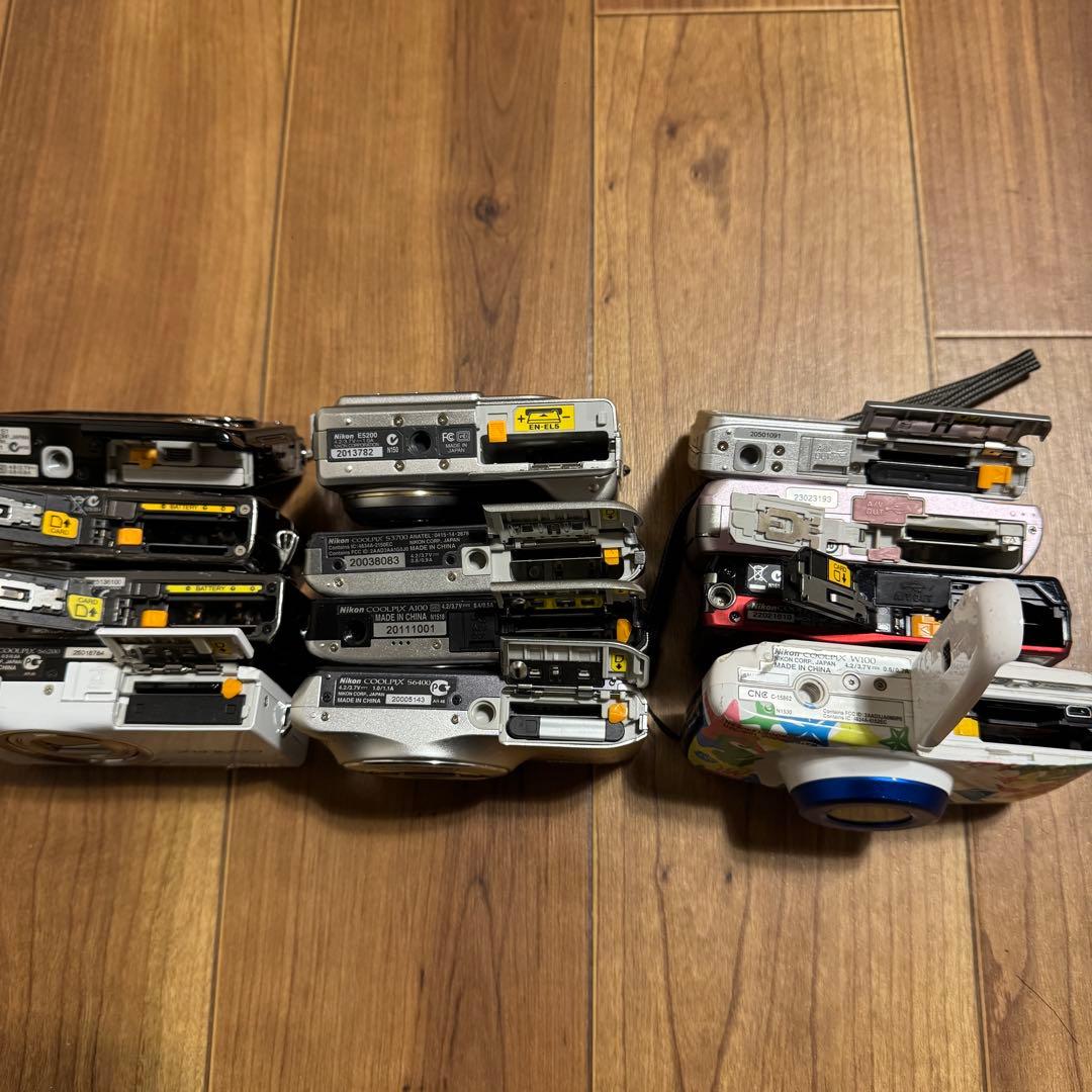ジャンク12台セット NIKON COOLPIX デジタルカメラ - デジタルカメラ