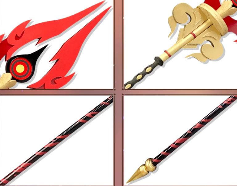 原神 胡桃(フータオ) コスプレ用 グッズ 武器護摩の杖 残り一点 - メルカリ