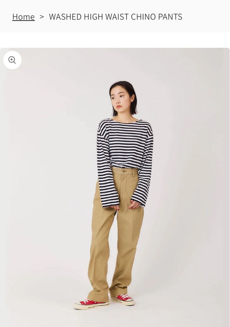 THE SHINZONEハイウエストパンツ THE SHINZONE（ザ シンゾーン） チノパン 「THE SHINZONE/ザ