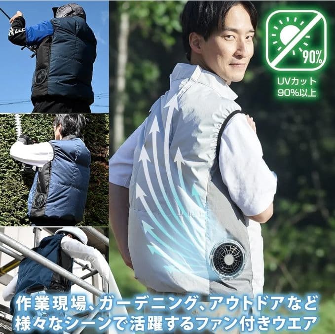 新品】4Lベストタイプ バッテリー付フルセットYAMAZEN 空調服