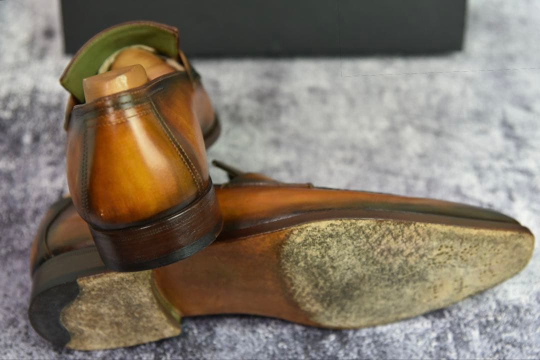 純正ツリー付 ベルルッティ アンディ サイズ7.5 ブラウンパティーヌ