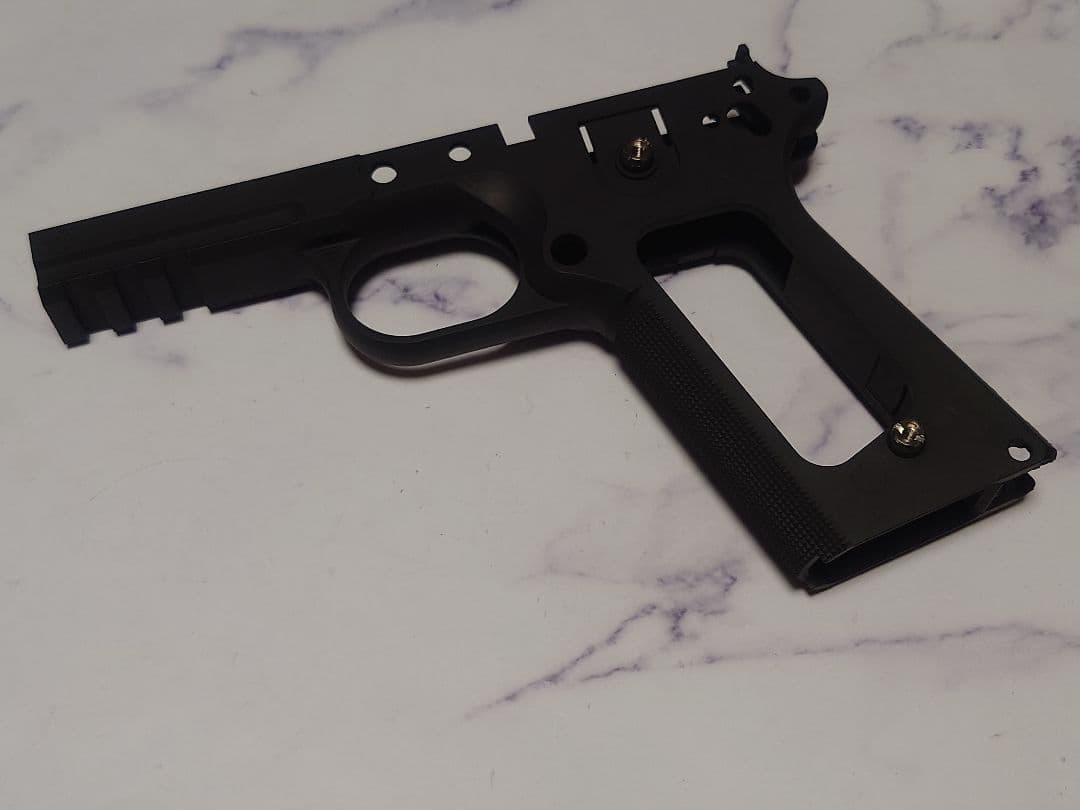 鬱*〜様 タニオコバレールドフレーム SFA刻印 チェッカーtype センターグ SIDEARMS タニオ・コバレールドフレームカスタム チェッカー ブラック