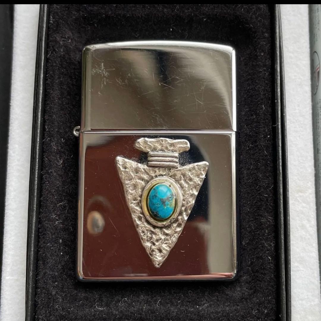 USED】zippo 1999年vintageインディアンジュエリーターコイズ - メルカリ