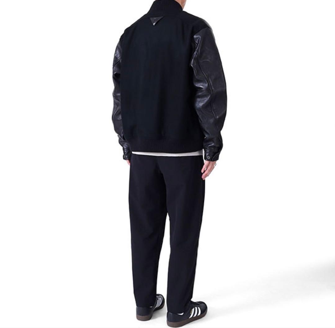 希少】ホワイトマウンテニアリング SCHOTT スタジャン ブラック M