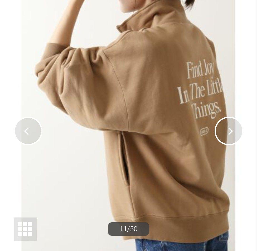 美品 スピックアンドスパン ハーフジップバックロゴスウェット 23AW キャメル 楽天市場】【SALE／30%OFF】ハーフジップバックロゴスウェット Spick