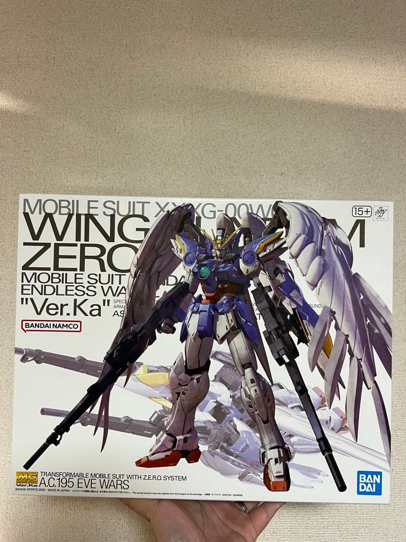 MG 1/100 ウイングガンダムゼロEW Ver.Ka ガンプラ「MG 1/100 ウイングガンダムゼロEW Ver.Ka」ついにその姿が