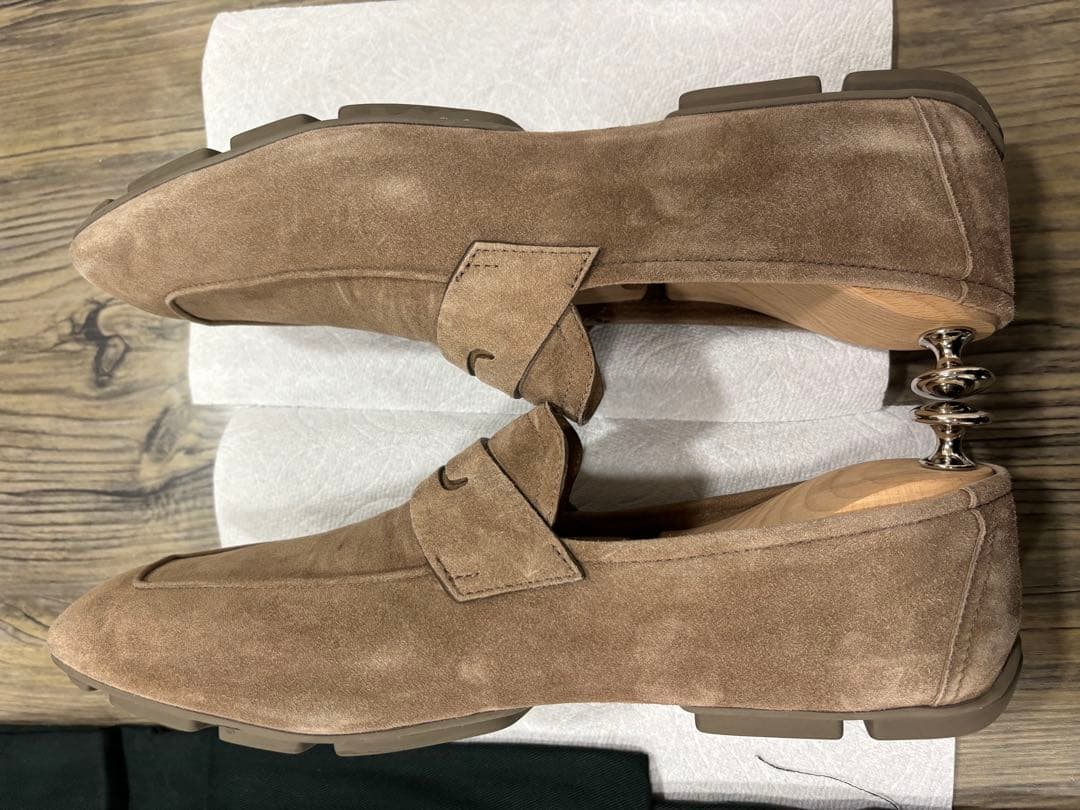 ベルルッティ　ロレンツォ　スエードローファー　サイズ9 28.5cm