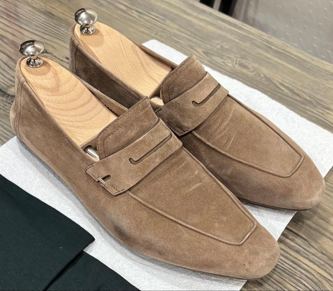 ベルルッティ　ロレンツォ　スエードローファー　サイズ9 28.5cm