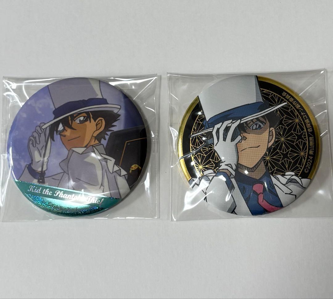 名探偵コナン 缶バッジ 怪盗キッド 場面写 ホログラム 100万ドルの五稜